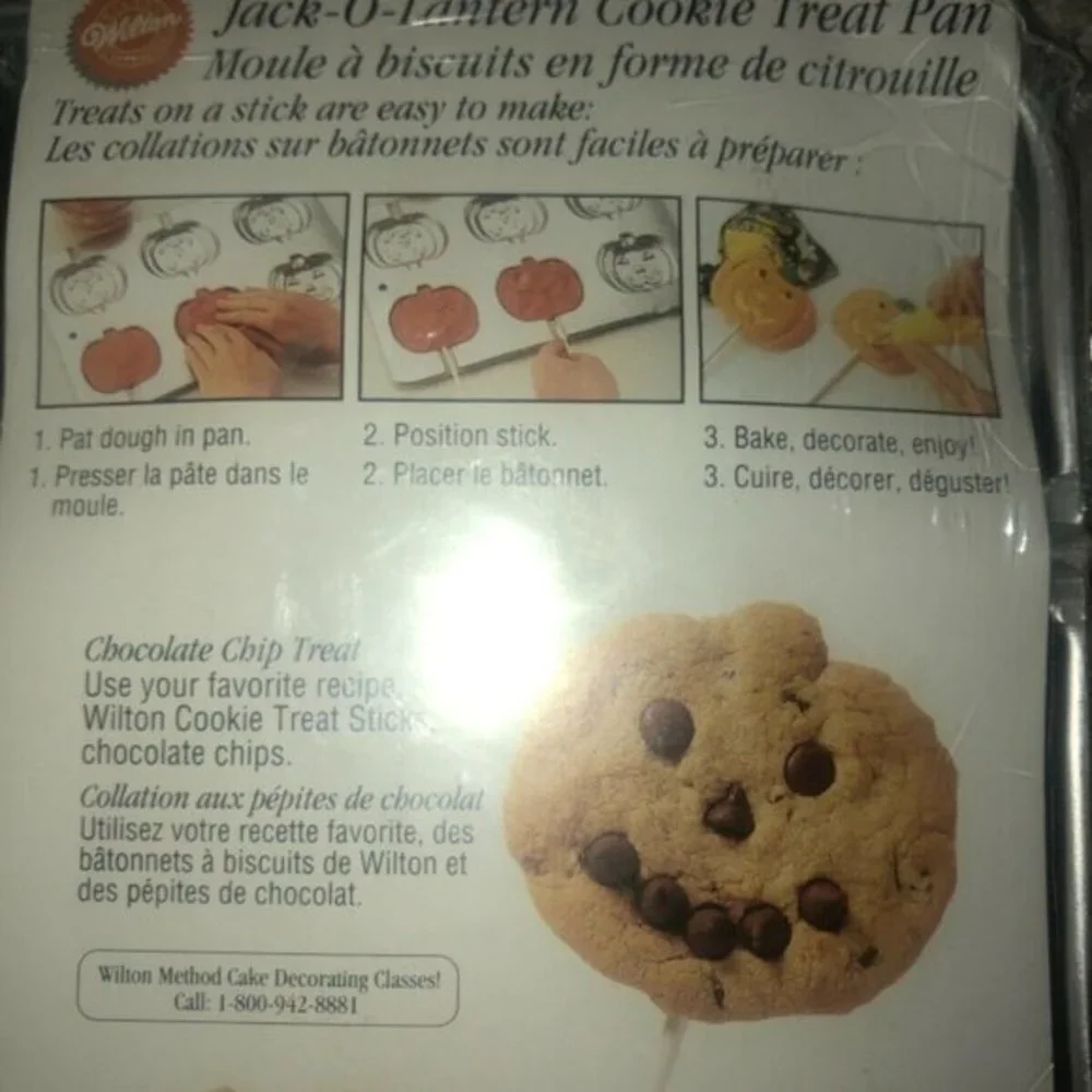 Vintage 1998‎ Wilton Cookie Treat Pan Halloween Jac